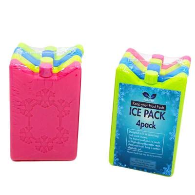 China Food Grade Rigid Plastic Reusable Ice Blocks , Cool Bag Ice Packs For Lunch Box for sale