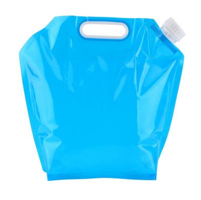 China 5 Liter Plastic Transparent Water Barrier Stand Up Pouch Bag With Spout for sale