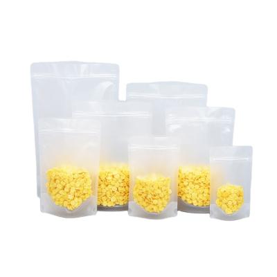 China Clear Barrier Food Grade Stand Up Pouch Ziplock Bags For Food Packaging for sale