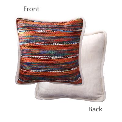 China New Listing Soft Cushion Cover Flannel Cushion Cover Home Decorative Cushion Shape For Sofa for sale