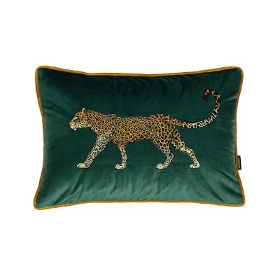 China Viable Tiger Pattern Luxury Cushion Cover Embroidery Cushion Covers 35x50cm for sale