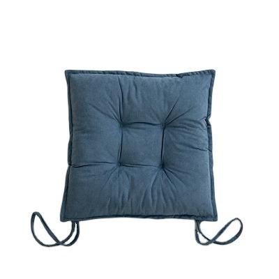 China 2021 Sustainable Hot Sale 100% Cotton Square Good Quality Rexine Chair Cushion for sale