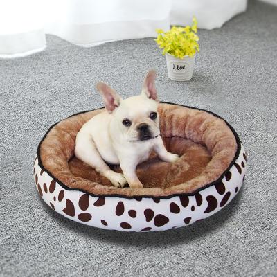 China Warehouse Stock Breathable Ultra Soft Pet Beds Large Size Dog Bed Around Dog Bed for sale