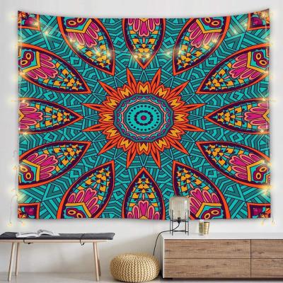 China American Aesthetic Handmade Mandala Tapestry Wall Hanging Indian Moon Tapestry for sale