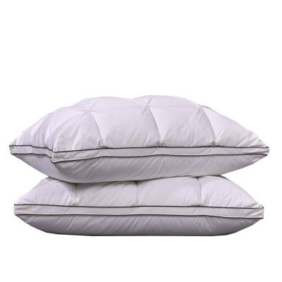 China High Quality Bedroom Cotton Hotel Household Pillow Core Down Feather Velvet Neck Protector for sale