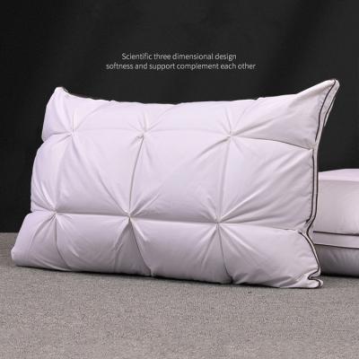 China Wholesale Viable Cotton Hotel Pillow Pillow Core Down Velvet Neck Protector Household Cotton Pillow for sale