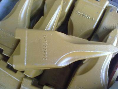 China TIG Brand  Yellow Color Daewoo DH500 Bucket Teeth , DH500TL Tiger Teeth For Excavator Bucket for sale