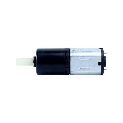 China Drip-proof Plastic shaft gm12 n20 n30 dc 3v 6v square reducer plastic gearbox dc square gear motor for sale