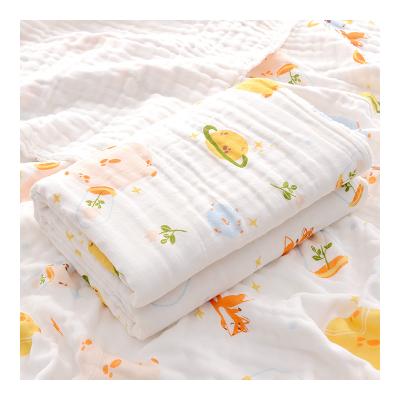 China Baby QUICK DRY Products Gauze Six-Layer Cotton Towel Cotton Towel Newborn Baby Blanket for sale