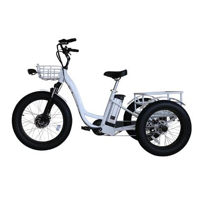 China Adult Electric Tricycle Van Cargo Tricycle 3 Wheel Delivery Aluminum Electric Bicycle Bike For Sale for sale