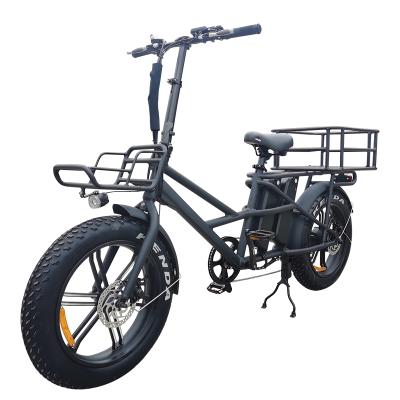 China Aluminum Ebike 3 Wheel Aluminum Cargo Bike High Power Electric Bicycle Food Delivery Tricycle For Sale for sale