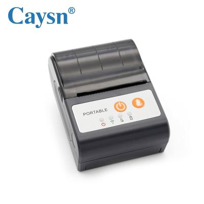 China Black and white 58mm thermal bluetooth printer support android and ios portable handheld bluetooth for sale