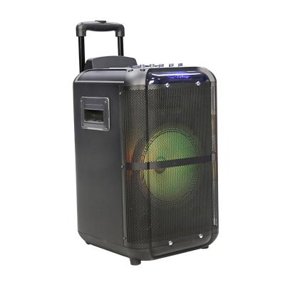 China 8 Inch Battery Full Range Loudspeaker Trolley Player Tortable Audio Karaoke Phone Function Powered Professional Active Loudspeakers Speakers For Sale for sale