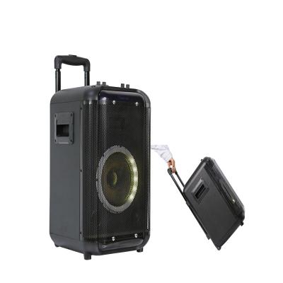 China Phone Operate 8 Inch Professional Blue Big Tooth Speaker Portable DJ Light Led Screen Battery Sound Speaker Karaoke Battery Wireless Speaker for sale