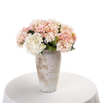 China Cloth Factory Wedding Decor INS Hydrangea Artificial Flower 15 Colors for Family Home Wall Road Leading Wall  F ake Flower for sale