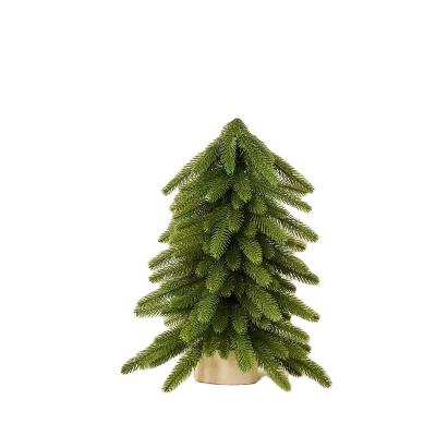 China PE/PVC Desktop small home Christmas tree hotel counter shopping window Christmas decoration props DIY handmade materials for sale