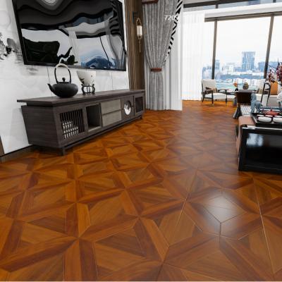 China 12mm Walnut Vinyl SPC HDF Traditional Construction Laminate Flooring Flooring Board 15mm Laminated Self Adhesive Plastic Vinyl Flooring for sale