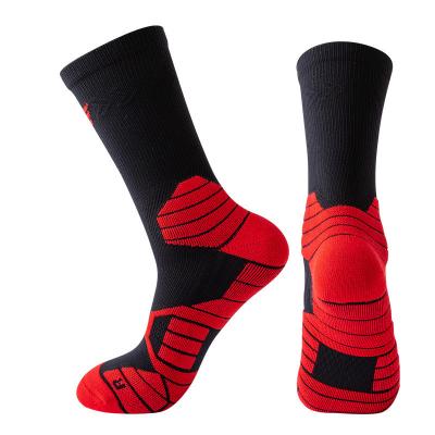 China 2022 Viable High Quality Wholesale Cotton Round Collar Sport Socks Fashionable Comfortable Socks for sale