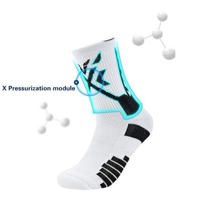 China Breathable Made Your Basketball OEM Designer Custom Sock Design Own Logo Men Crew Sock With Logo Private Label Cotton Sport Socks for sale