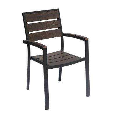 China New Design Modern Nordic Outdoor Furniture Garden Leisure Durable Wooden Chair Dinner Chair for sale