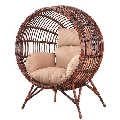 China PE Rattan Outdoor Weather Furniture /Wicker Patio Sofa Leisure Lounge Chair Garden Chairs for sale