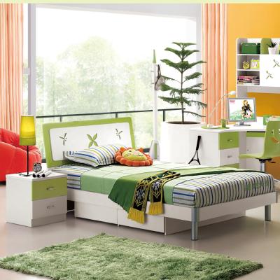 China Cheap modern bedroom headboard furniture kids bedroom toddler bed lit boys or girls double for sale