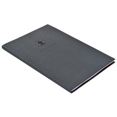 China New Design Fashion A4 Size Hotel Cover Contracted Leather PU File Folder Clip Menu With Custom Logo for sale