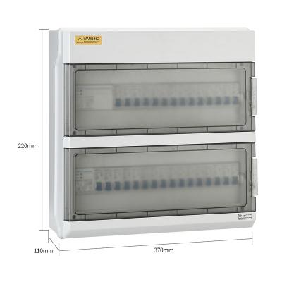 China Electrical Equipment Supplies 36 Way DC/AC Plastic Distribution Box HV for sale