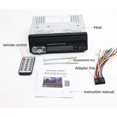 China Dvd Remote Control Pleyer For MI Telescopic Car OGG AAC Player 7inch MP5 Car DVD Player for sale