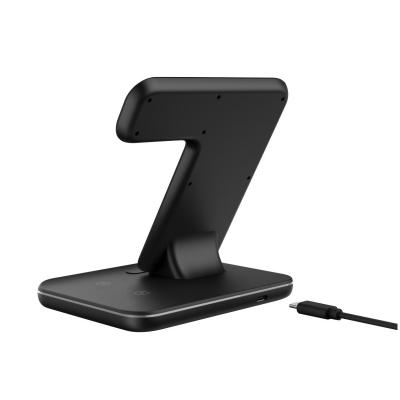 China Mobile phone wireless charger 3 in 1 15w fast wireless charger for sale