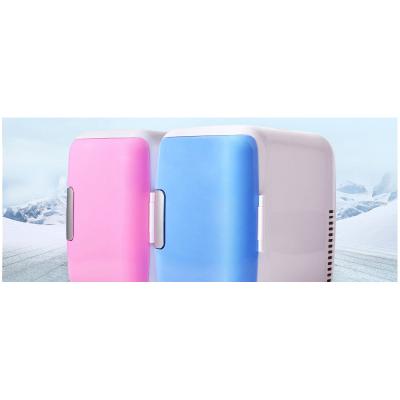 China China-chic New Portable Car Fridge Beverage Cooler 4L Mini Fridge Freezer Drink Makeup Skin Care For Automobiles Small Cars Refrigerator Car Home Fridges for sale