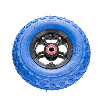 China New product 2022 scooter/skateboard wheel 5 6 7 8 9 10 inch natural rubber off-road pneumatic skateboard wheel for sale