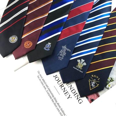 China 100%silk Ties Manufacturer Custom Logo Tie Mens Woven Jacquard Neck Ties Silk Men for sale