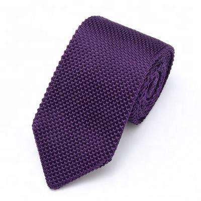 China china wholesale 100% polyester tie solid knit ties high quality men's knitted neck ties and bow tie for sale