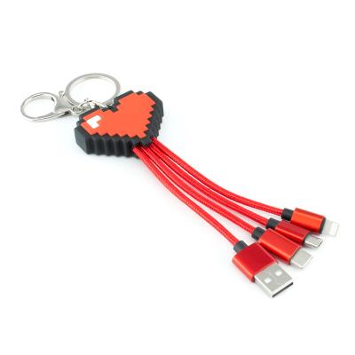 China All in one 2021 new product type c cable charging usb cable 3 in 1 fast custom charging cable for sale