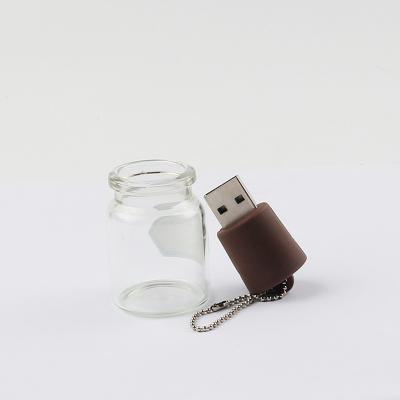 China 2022 New Usb Usb PVC Amazone Capacity Bottle Drift Disk Custom Romantic Couples Memories 2022 Usb Flash Drive for sale