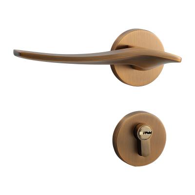 China Cheap Custom Style Contemporary Hot Selling Gold Push Pull Zinc Alloy Door Handles for sale