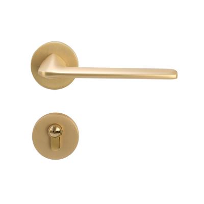 China Contemporary custom high quality durable black gold door pull furniture zinc alloy handle for sale