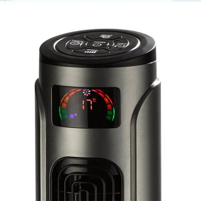 China Deluxe Cooling Tower And Pedestal High Wide Spread Electric Standing Swing Fans With Remote Control And LED Display for sale