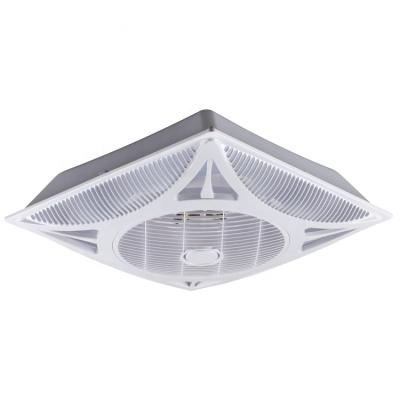 China LED Light Home Appliances Air Purifier Farmhouse Hanging Ceiling Fan With Hidden Blades for sale