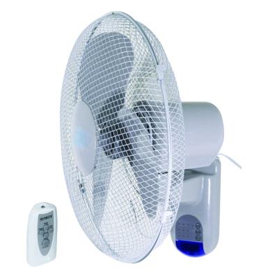 China 16inch High Efficiency Wall Mounted Fan With Remote Control for sale