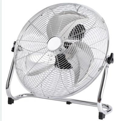 China Retro Copper Outdoor Motor AC Hotel High Wind Purification Electric Floor Standing Fan for sale