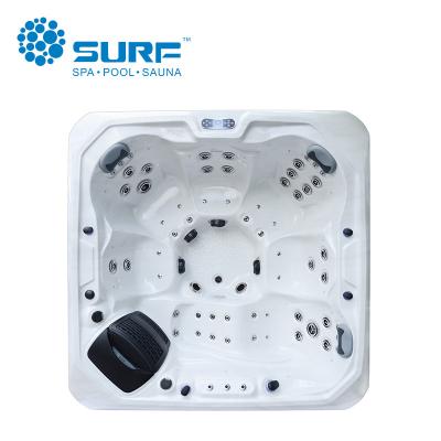 China Freestanding High Quality Cheap 6 People Whirlpool Outdoor Acrylic Spa Hot Tub for sale