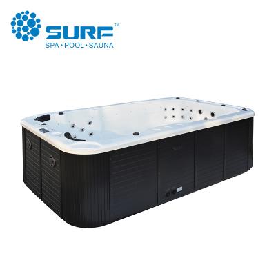 China Sunrans Party Massage Bathtub Balboa Acrylic Freestanding Hot Tub Swimming Pool Outdoor Bath SPA for sale