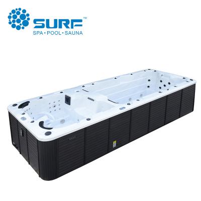 China Factory Free WholesaleFreestanding 6 Meter Large Balboa Swim Spa Outdoor Endless Pool for sale