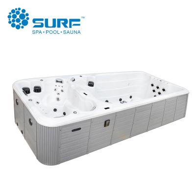 China Luxury Acrylic Freestanding Outdoor Massage Spa Hot Tub Bath Spa Pool for sale