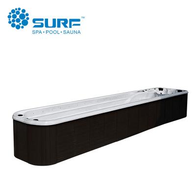 China SF8F056 freestanding 12 meter outdoor massage acrylic swimspa pool for sale