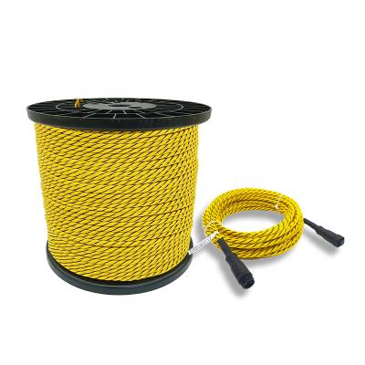 China Conductive Polyethylene+Alloy Wire Water Leakage Sensor Leak Sense Cable Liquid Level Detection Wire Flood Sensing Rope for sale