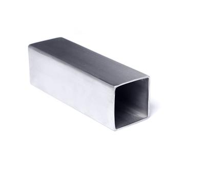 China Polished brillante de acero inoxidable sección hueca SS tubo rectangular 6 metros en venta