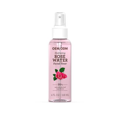 China QQLR Toner Private Label Whitening Face Organic Herbal Rose Water Toner Rose Water Hair Setting Face Toner Spray for sale